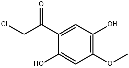 Ethanone, 2-chloro-1-(2,5-dihydroxy-4-methoxyphenyl)- (9CI) 구조식 이미지