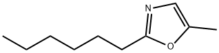 2-Hexyl-5-methyloxazole Structure