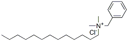 benzyldimethyl(tridecyl)ammonium chloride Structure