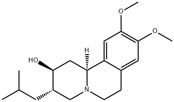 2H-Benzo[a]quinolizin-2-ol, 1,3,4,6,7,11b-hexahydro-9,10-dimethoxy-3-(2-methylpropyl)-, (2S,3S,11bS)- Structure