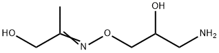 2-프로판온,1-하이드록시-,O-(3-아미노-2-하이드록시프로필)옥심 구조식 이미지