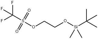 2-(tert-butyldiMethylsilyl )oxyl alcohol trifluorin Methanesulfonate Structure