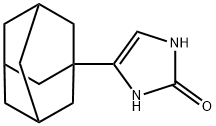 4-아다만탄-1-일-1,3-디하이드로-이미다졸-2-온 구조식 이미지