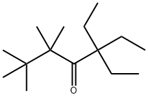 5,5-Diethyl-2,2,3,3-tetramethyl-4-heptanone Structure