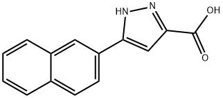 5-나프탈렌-2-YL-1H-피라졸-3-카르복실산 구조식 이미지