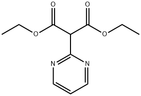 2-(2-PYRIMIDINYL)PROPANEDIOIC ACID 1,3-DIETHYL ESTER Structure