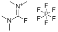 Fluoro-N,N,N',N'-tetramethylformamidinium hexafluorophosphate Structure