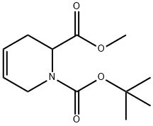 1-TERT-BUTYL 2-METHYL 1,2,3,6-TETRAHYDROPYRIDINE-1,2-DICARBOXYLATE Structure