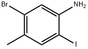 5-Bromo-2-iodo-4-methyl-phenylamine 구조식 이미지