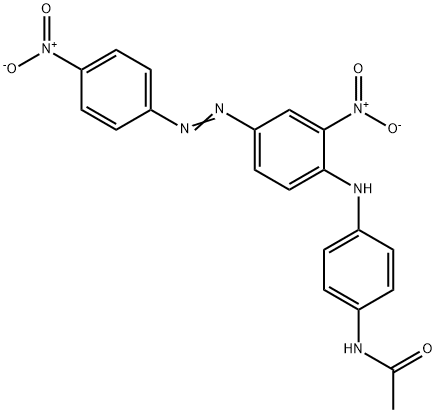 4'-[2-nitro-4-[(p-nitrophenyl)azo]anilino]acetanilide Structure