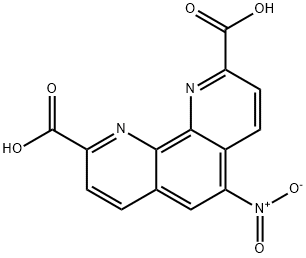 5-니트로-1,10-페난트롤린-2,9-디카르복실산 구조식 이미지