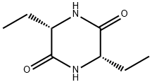 2,5-피페라진디온,3,6-디에틸-,(3S-cis)-(9CI) 구조식 이미지