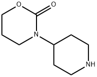 3-(Piperidin-4-yl)-1,3-oxazinan-2-one Structure