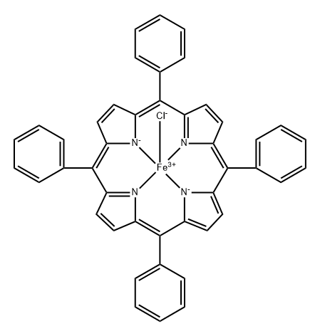 5,10,15,20-Тетрафенил-21H,23H-порфин железо(III) хлорид структурированное изображение