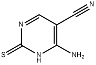 4-AMINO-2-MERCAPTOPYRIMIDINE-5-CARBONITRILE Structure