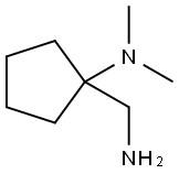 N-[1-(aminomethyl)cyclopentyl]-N,N-dimethylamine 구조식 이미지