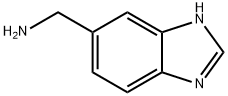 1H-Benzimidazole-5-methanamine(9CI) Structure
