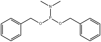 DIBENZYL N,N-DIMETHYLPHOSPHORAMIDITE Structure