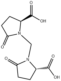 1,1'-메틸렌비스(5-L-옥소프롤린) 구조식 이미지