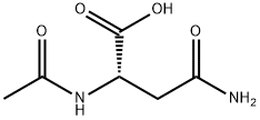 N2-acetyl-DL-asparagine Structure
