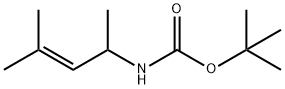 Carbamic acid, (1,3-dimethyl-2-butenyl)-, 1,1-dimethylethyl ester (9CI) Structure