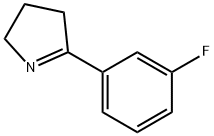 2H-Pyrrole,5-(3-fluorophenyl)-3,4-dihydro-(9CI) Structure