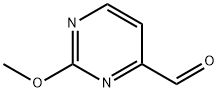 4-Pyrimidinecarboxaldehyde, 2-methoxy- (9CI) 구조식 이미지