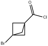 Бицикло[1.1.1]пентан-1-карбонилхлорид, 3-бром-(9CI) структурированное изображение