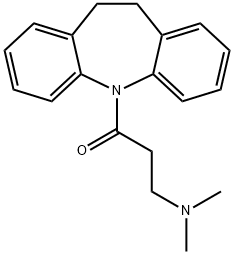 5-[3-(Dimethylamino)-1-oxopropyl]-10,11-dihydro-5H-dibenz[b,f]azepine Structure