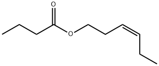 CIS-3-HEXENYL BUTYRATE Structure