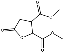 dimethyl tetrahydro-5-oxofuran-2,3-dicarboxylate  Structure