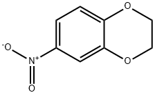 2,3-Dihydro-6-nitro-1,4-benzodioxin 구조식 이미지