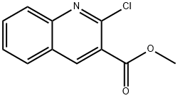 Methyl 2-chloro-3-quinolinecarboxylate Structure