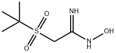 2-(TERT-BUTYLSULFONYL)ACETAMIDE OXIME Structure