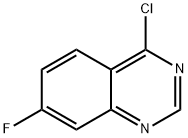  4-chloro-7-fluoro-quinazoline Structure