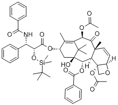 2'-O-(tert-Butyldimethylsilyl)-6,7-dehydropaclitaxel Structure
