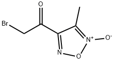 Ethanone, 2-bromo-1-(4-methyl-5-oxido-1,2,5-oxadiazol-3-yl)- (9CI) Structure