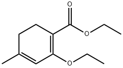 1,3-Cyclohexadiene-1-carboxylicacid,2-ethoxy-4-methyl-,ethylester(9CI) 구조식 이미지