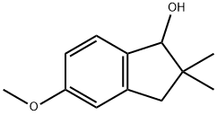 2,3-DIHYDRO-2,2-DIMETHYL-5-METHOXY-1H-INDEN-1-OL 구조식 이미지
