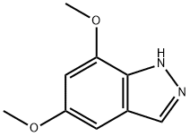 5,7-DIMETHOXY 1H-INDAZOLE Structure