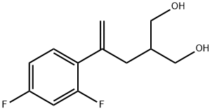 1,3-PROPANEDIOL, 2-[2-(2,4-DIFLUOROPHENYL)-2-PROPEN-1-YL]- Structure