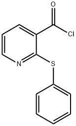 2-(PHENYLTHIO)PYRIDINE-3-CARBONYL CHLORIDE Structure