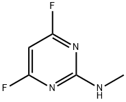 2-Pyrimidinamine,4,6-difluoro-N-methyl- Structure