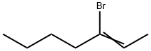 3-Bromo-2-heptene Structure