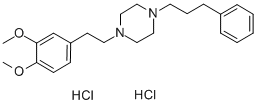 SA-4503,1-(3,4-디메톡시페네틸)-4-(3-페닐프로필)피페라진이염화물 구조식 이미지