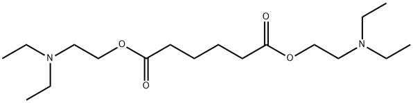 bis[2-(diethylamino)ethyl] adipate Structure