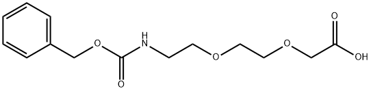 CBZ-8-AMINO-3,6-DIOXAOCTANOIC ACID DCHA 구조식 이미지