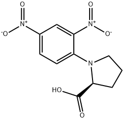 N-(2,4-DINITROPHENYL)-L-PROLINE 구조식 이미지