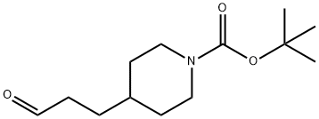 1-Boc-4-(3-옥소프로필)피페리딘 구조식 이미지