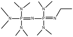 1-ETHYL-2,2,4,4,4-PENTAKIS(DIMETHYLAMINO)-2LAMBDA5,4LAMBDA5-CATENADI(PHOSPHAZENE) 구조식 이미지